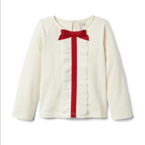 Janie & Jack bow top - Picture 1 of 4